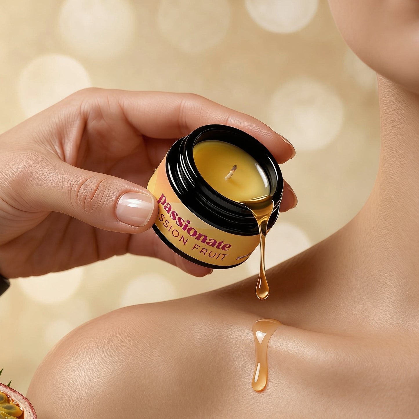 candela da massaggio passionate passion fruit crushious