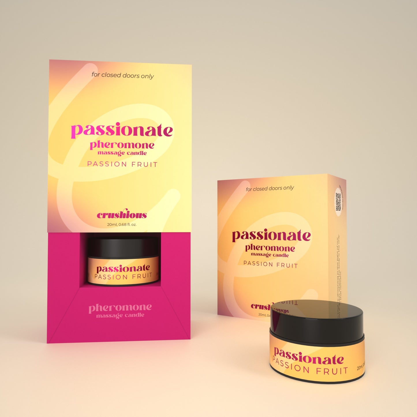 candela da massaggio passionate passion fruit crushious