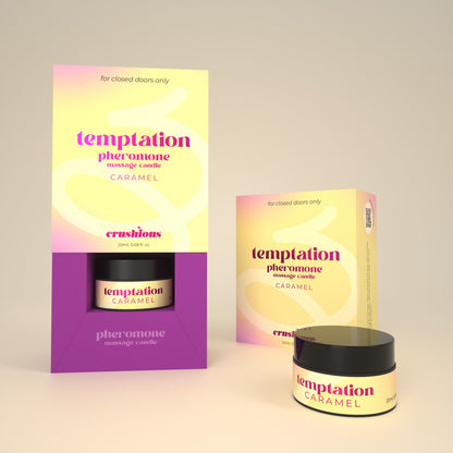 candela da massaggio temptation caramel crushious