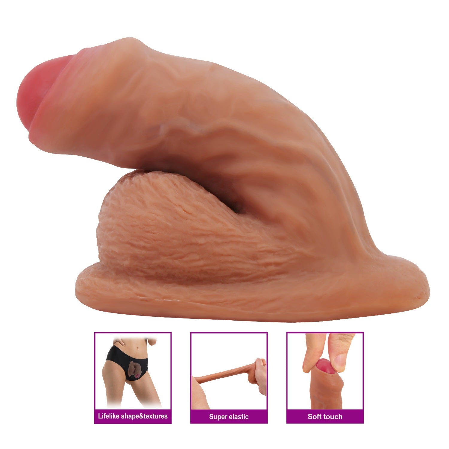 dildo realistico warnell rosa flesh pretty love