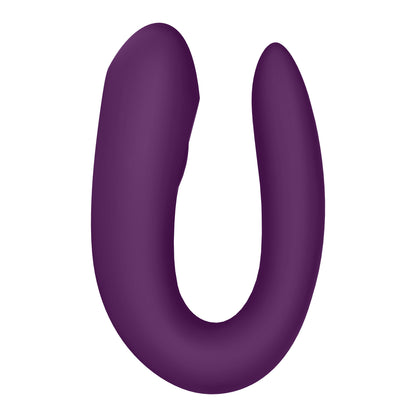vibratore per coppia double joy viola satisfyer