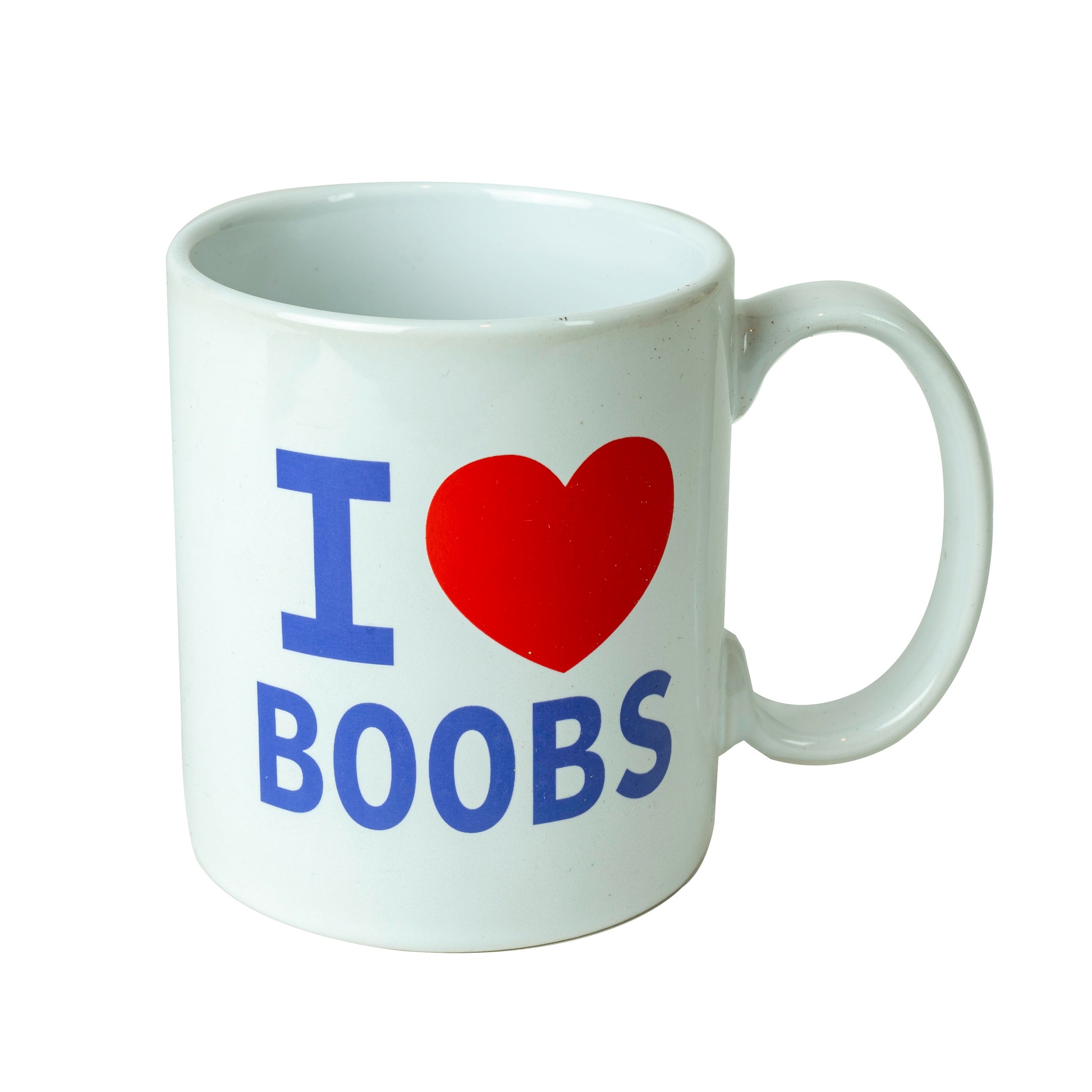 tazza i love boobs spencer and fleetwood
