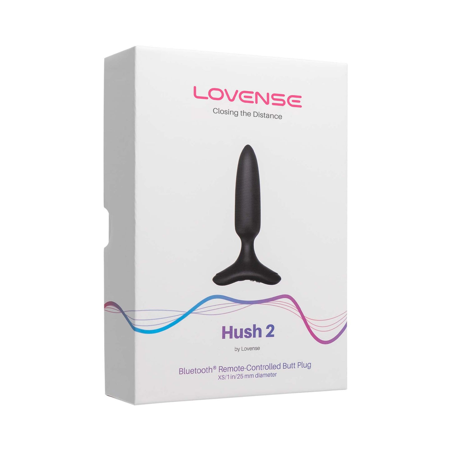 vibratore anale hush 2 nero lovense