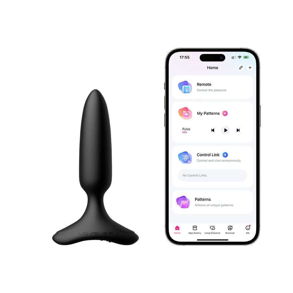 vibratore anale hush 2 nero lovense