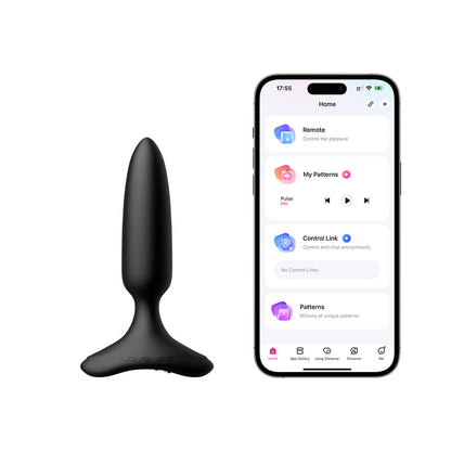 vibratore anale hush 2 nero lovense