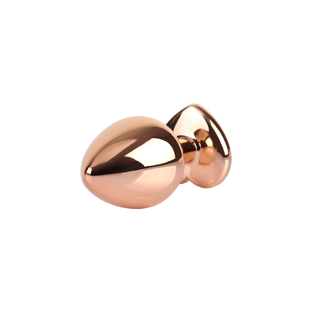 plug anale heart rose gold chisa