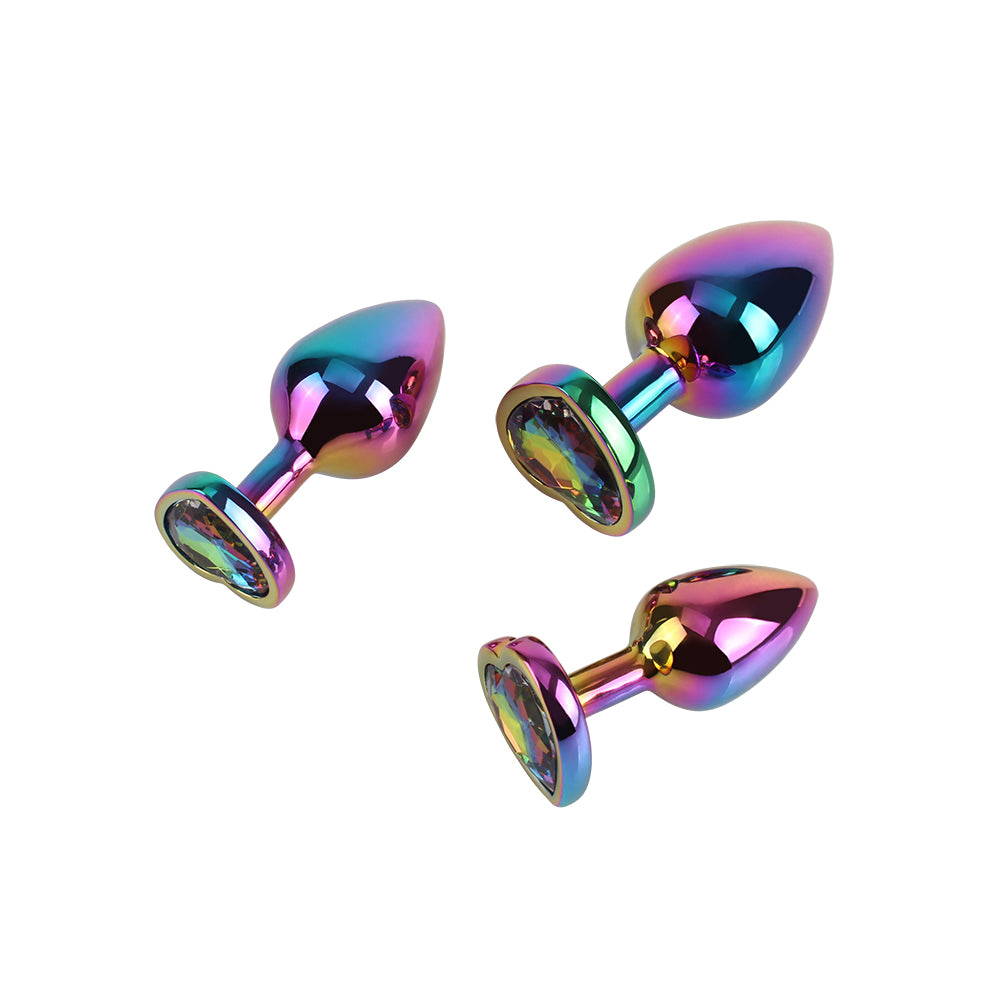 plug anali rainbow heart set chisa
