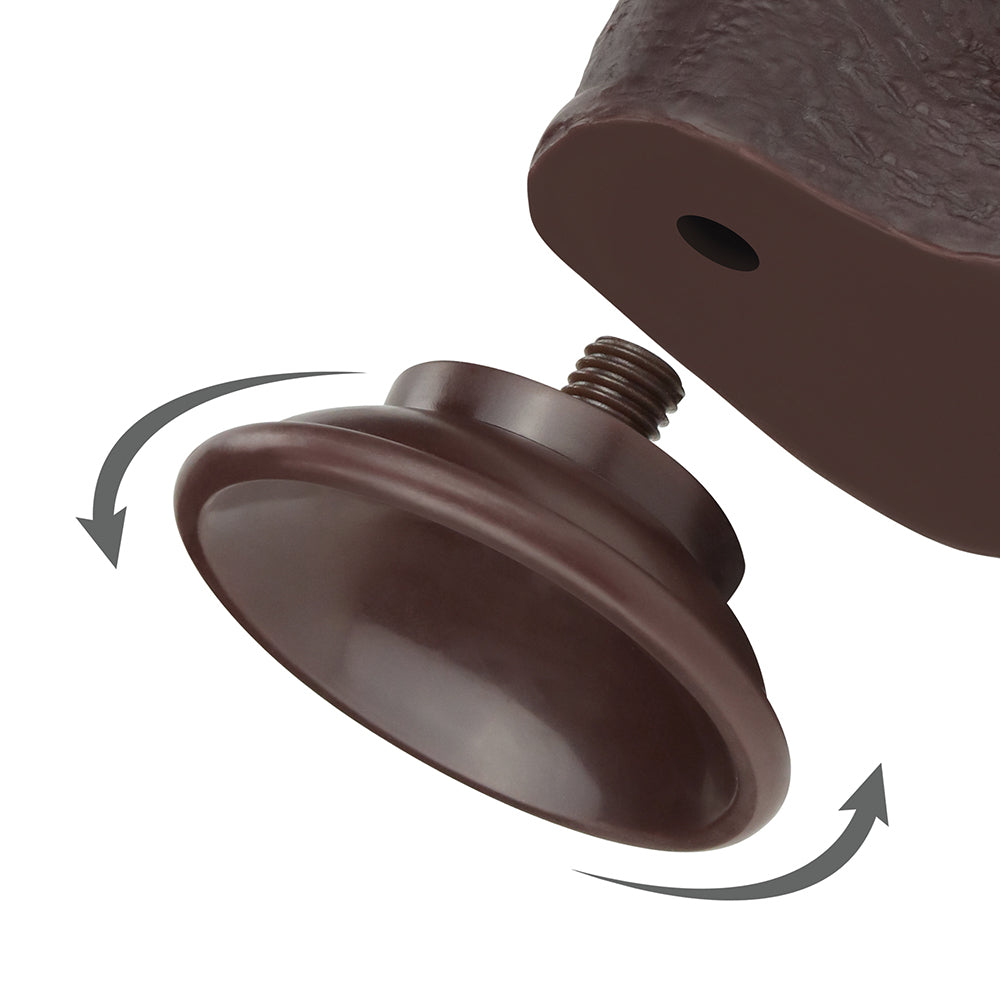 dildo realistico brownie marrone lovetoy primo piano