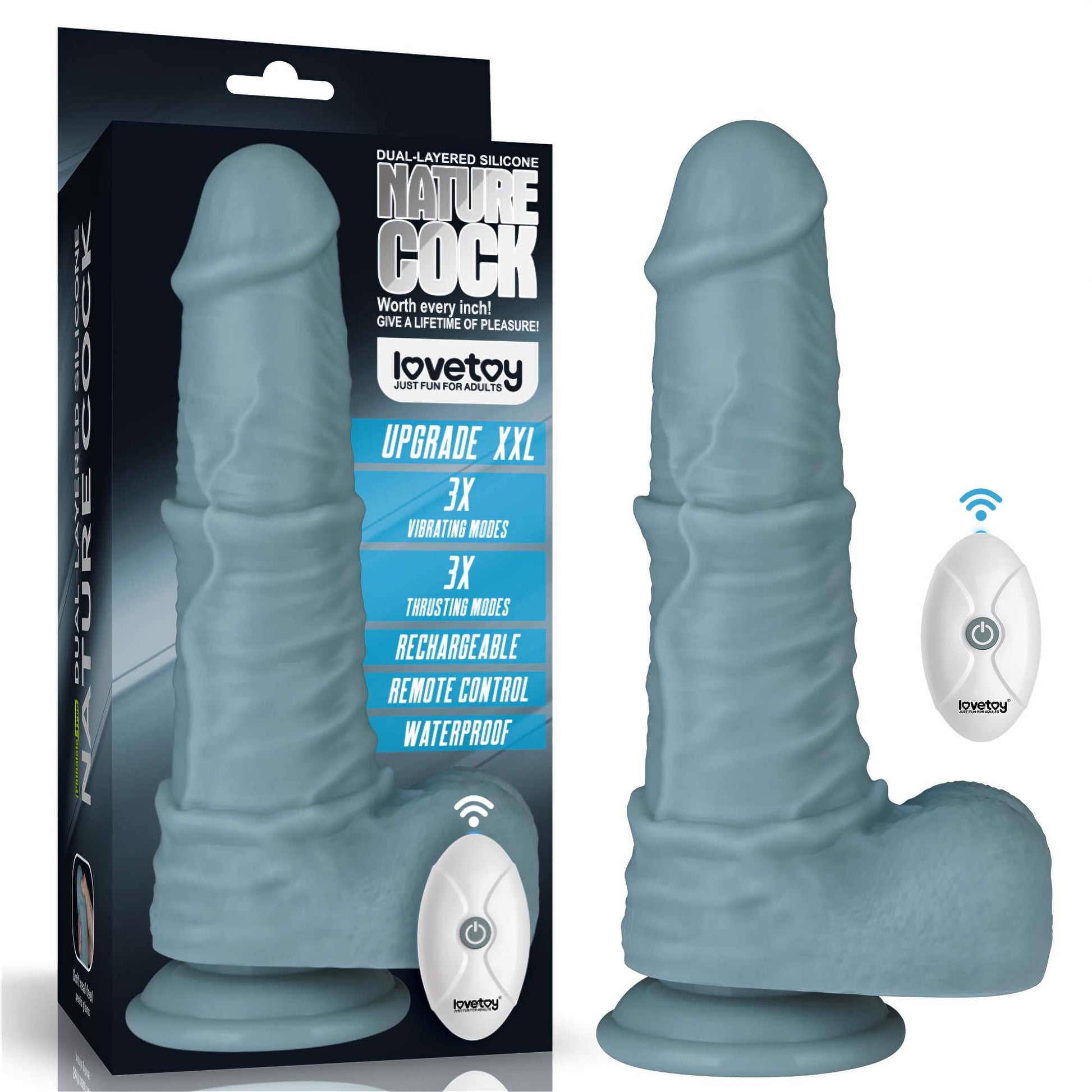 vibratore realistico nature layer lovetoy