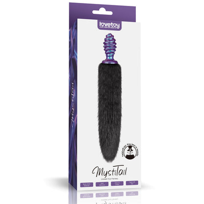 plug anale con coda mystitail 11 nero lovetoy