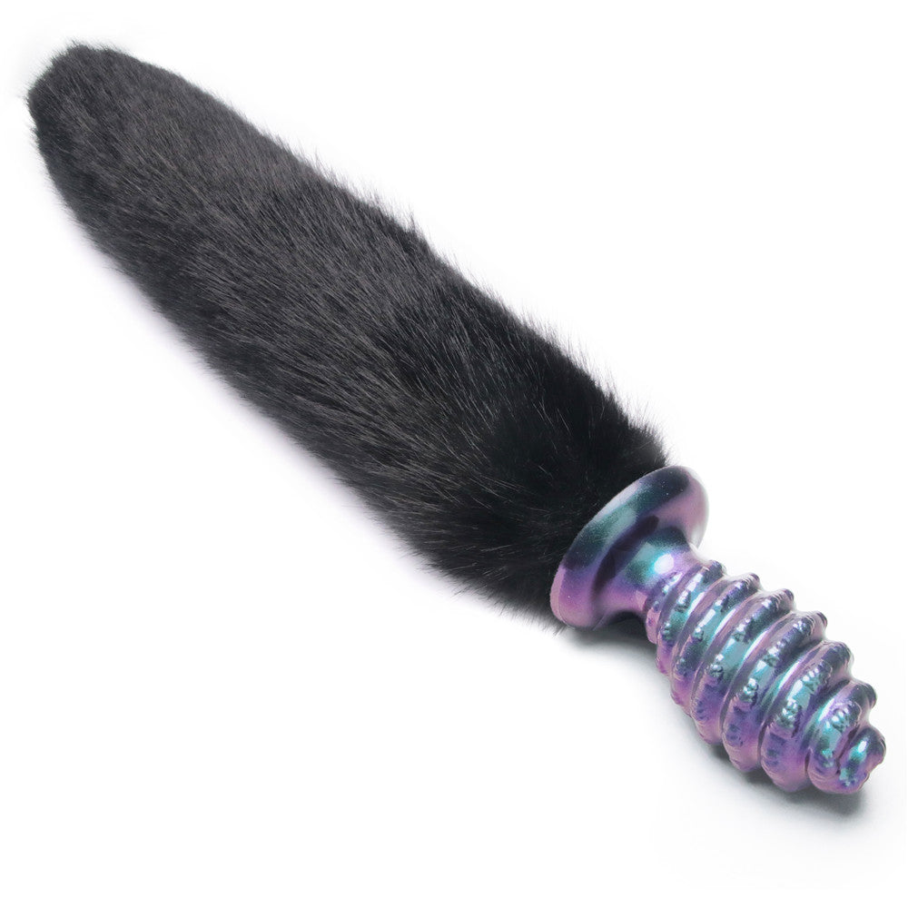 plug anale con coda mystitail 11 nero lovetoy