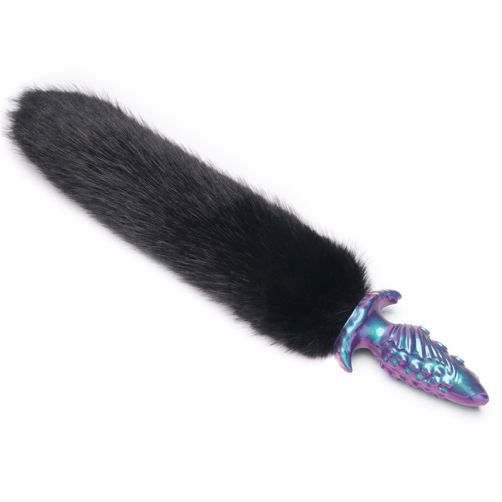plug anale con coda mystitail 12 nero lovetoy