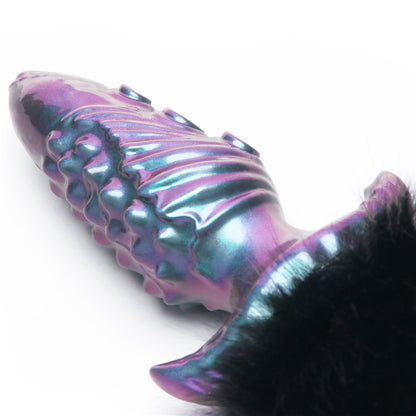 plug anale con coda mystitail 12 nero lovetoy