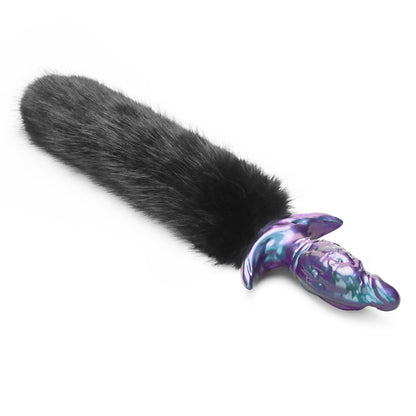 plug anale con coda mystitail 14 nero lovetoy