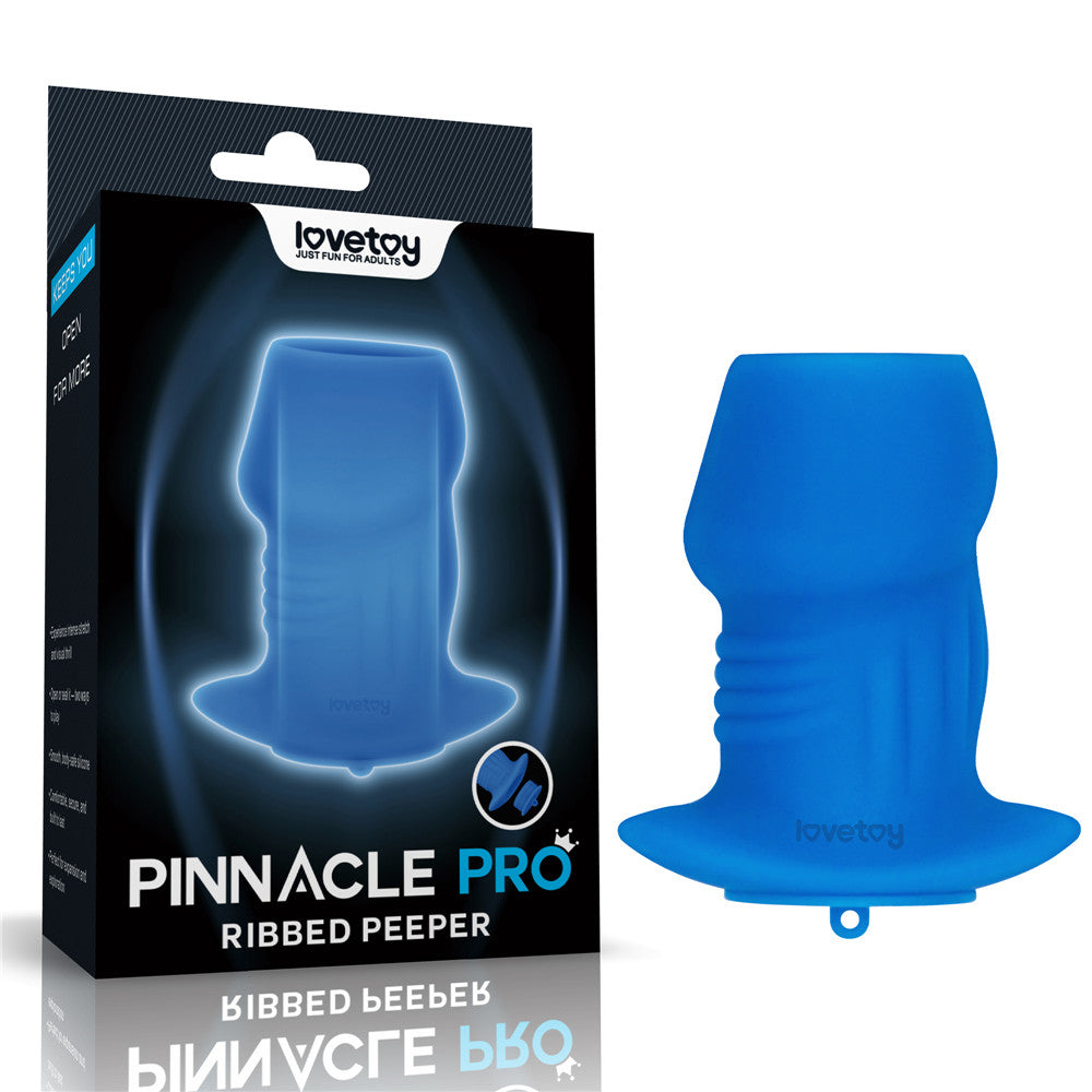 divaricatore anale ribbed peeper blu lovetoy