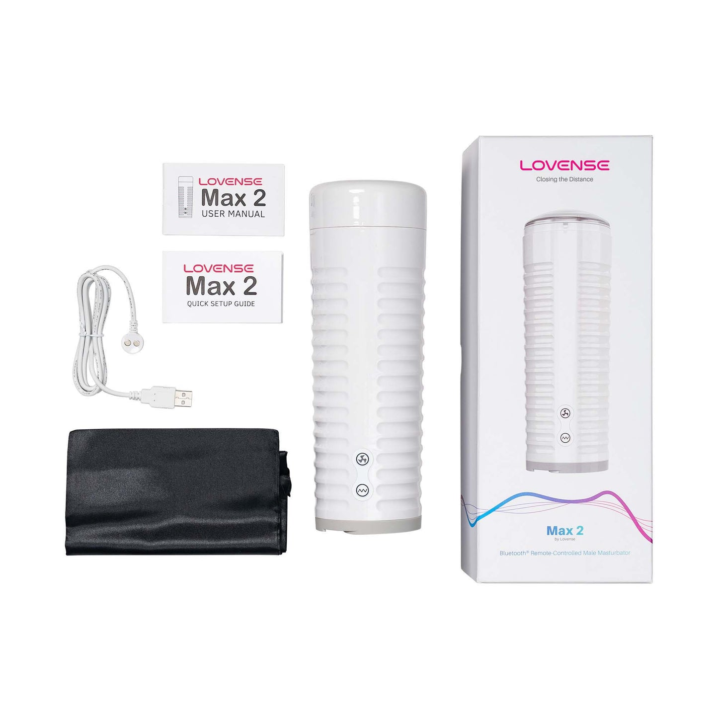 masturbatore automatico max 2 bianco lovense