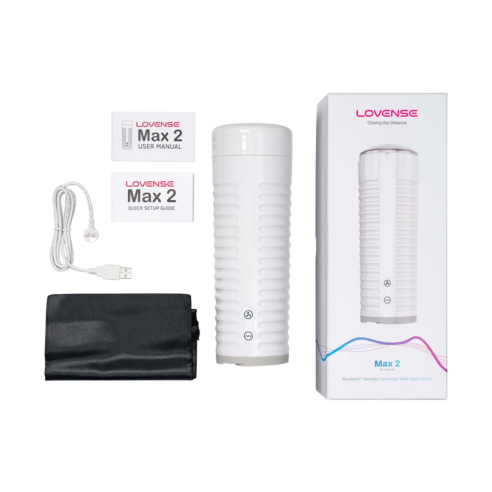 masturbatore automatico max 2 bianco lovense