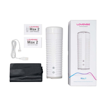 masturbatore automatico max 2 bianco lovense