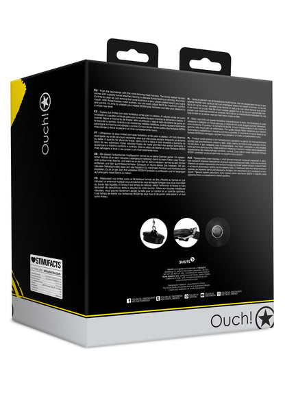 maschera bondage con imbuto xtreme nero