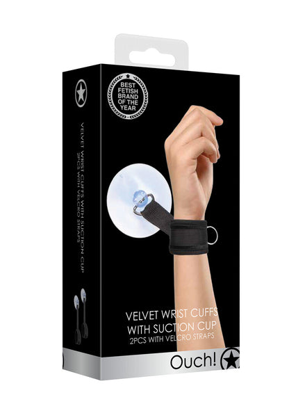 polsiere bondage con ventosa nero