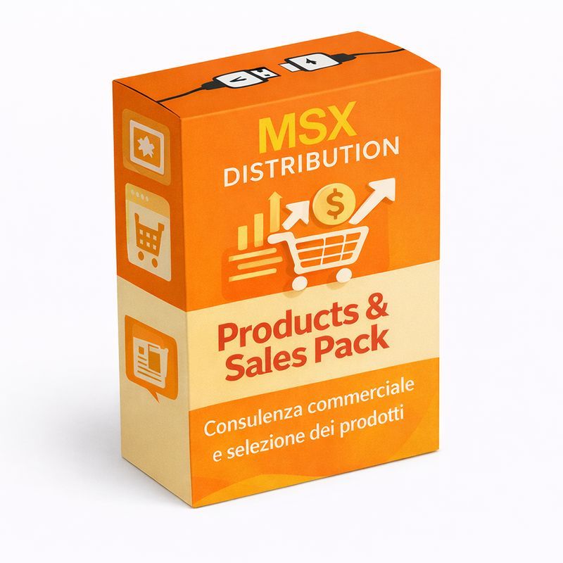 servizio products sales pack msx