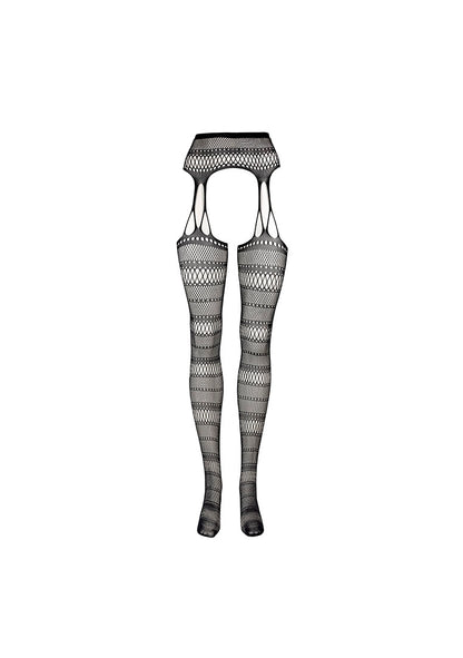 calze sexy striped nero