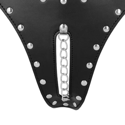 cintura di castità thong nero