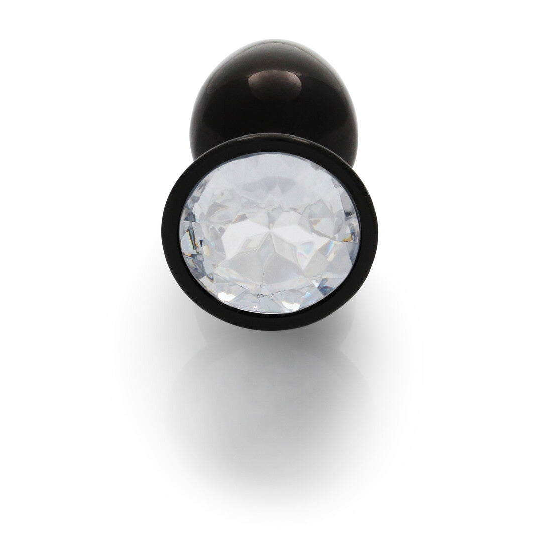 plug anale round diamond nero