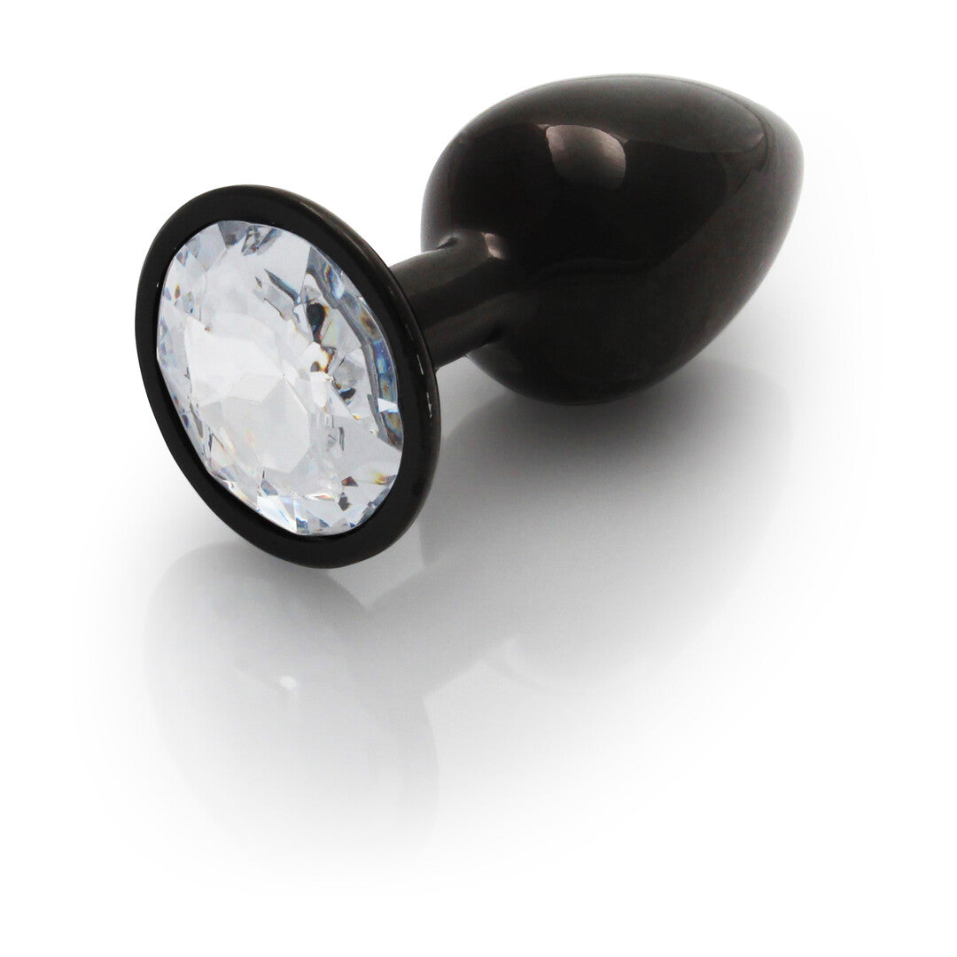 plug anale round diamond nero