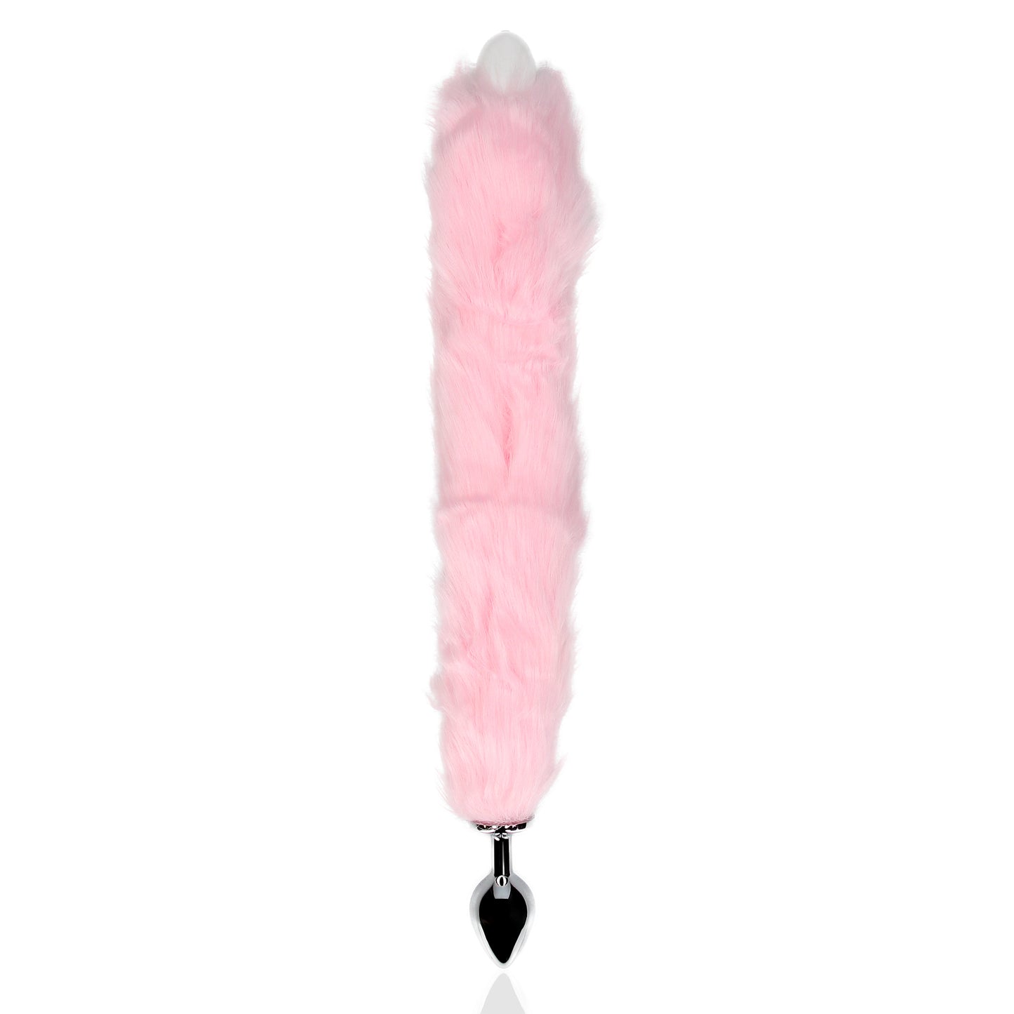 plug anale con coda light up fox tail rosa