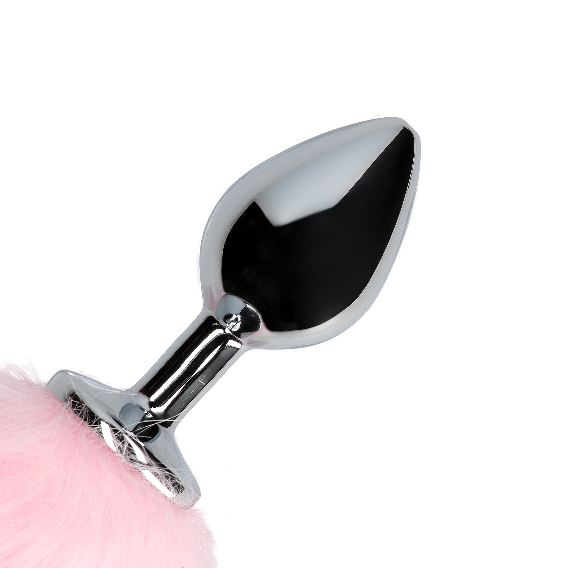 plug anale con coda light up fox tail rosa