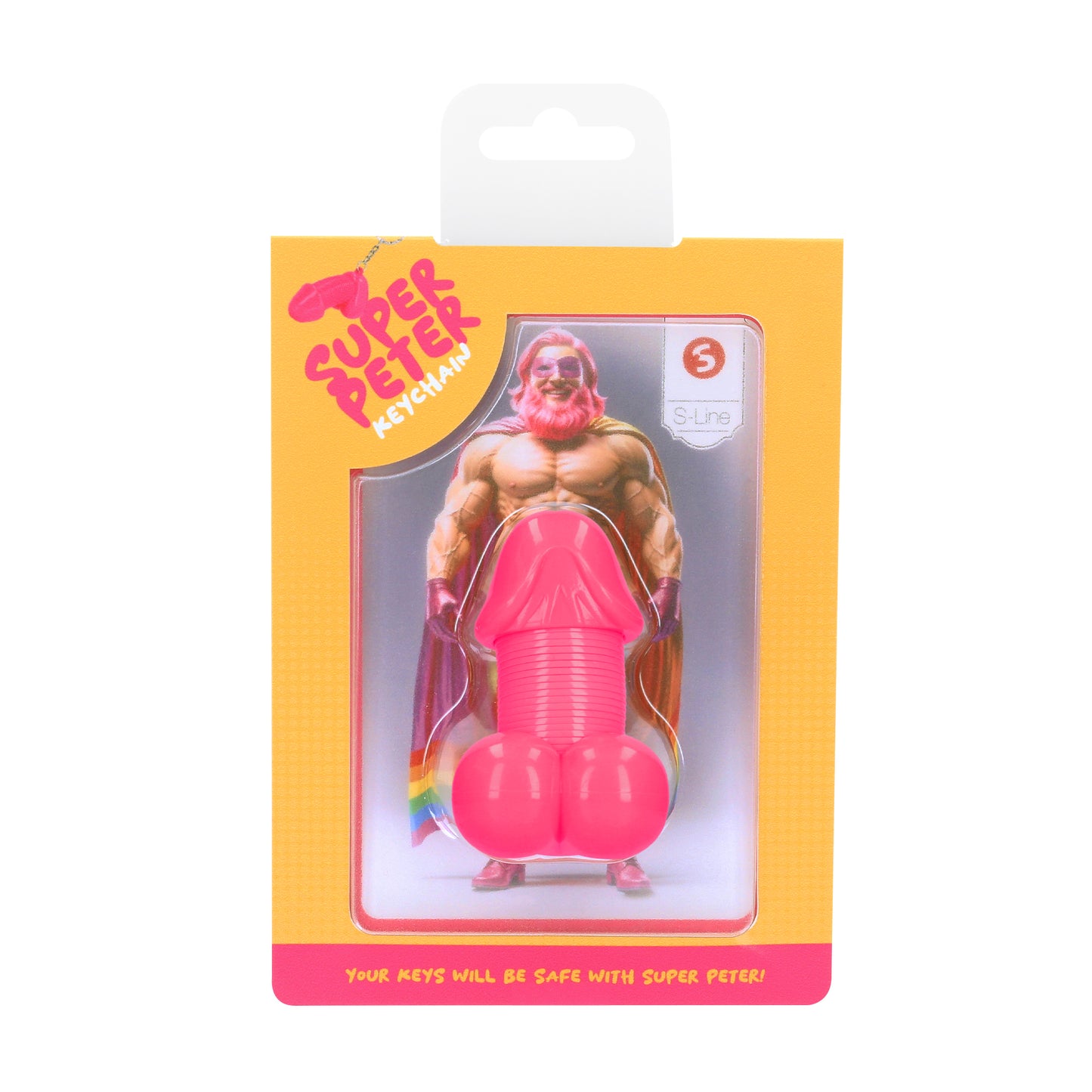 portachiavi super peter fucsia