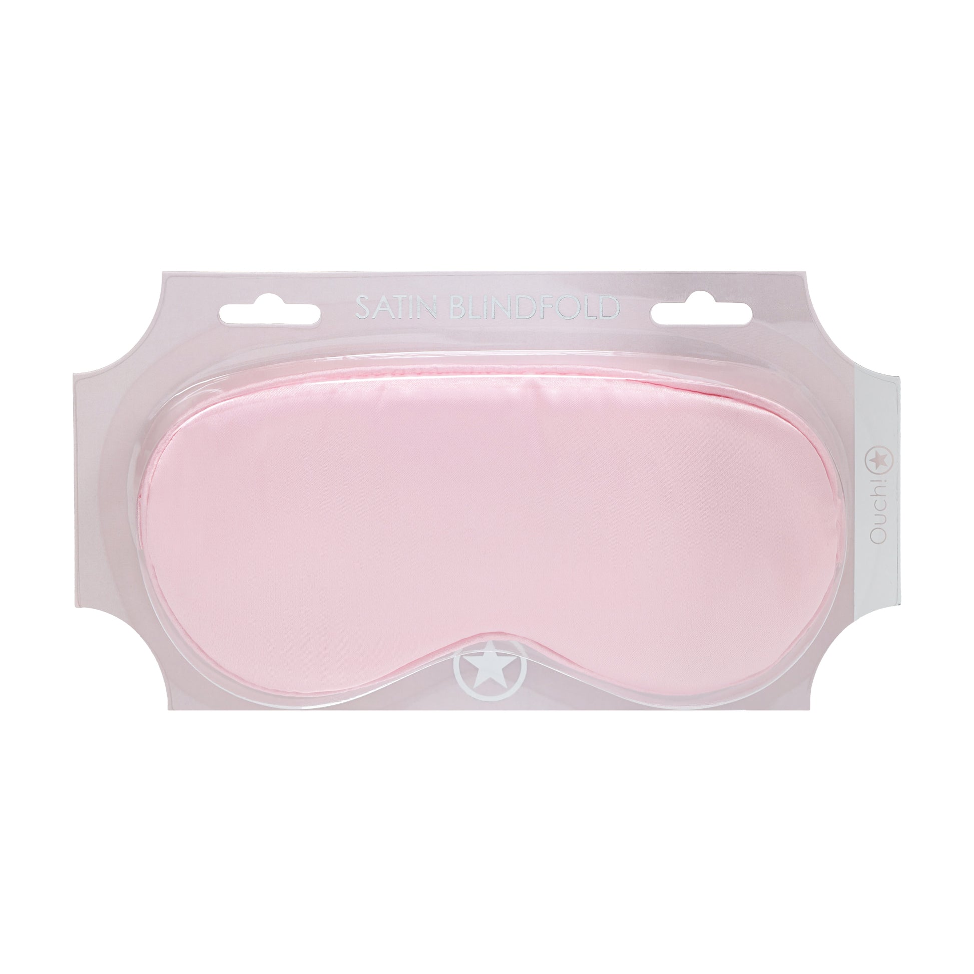 maschera sexy satin rosa