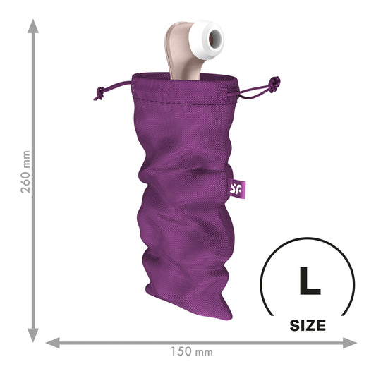 borsa per sex toys treasure bag l viola satisfyer