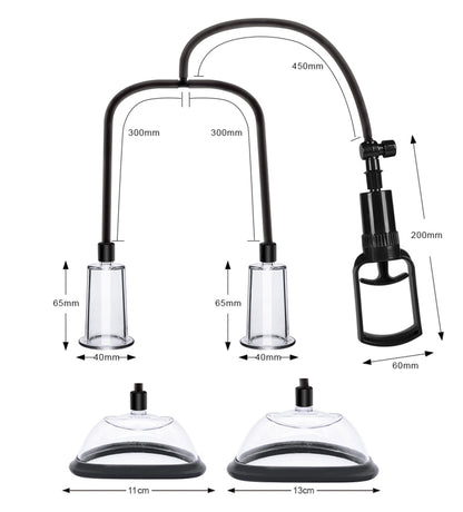 succhia capezzoli e clitoride power pump
