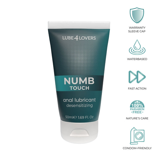 lubrificante anale numb touch 50ml lube4lovers