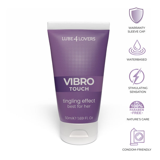 eccitante donna vibro touch 50ml lube4lovers