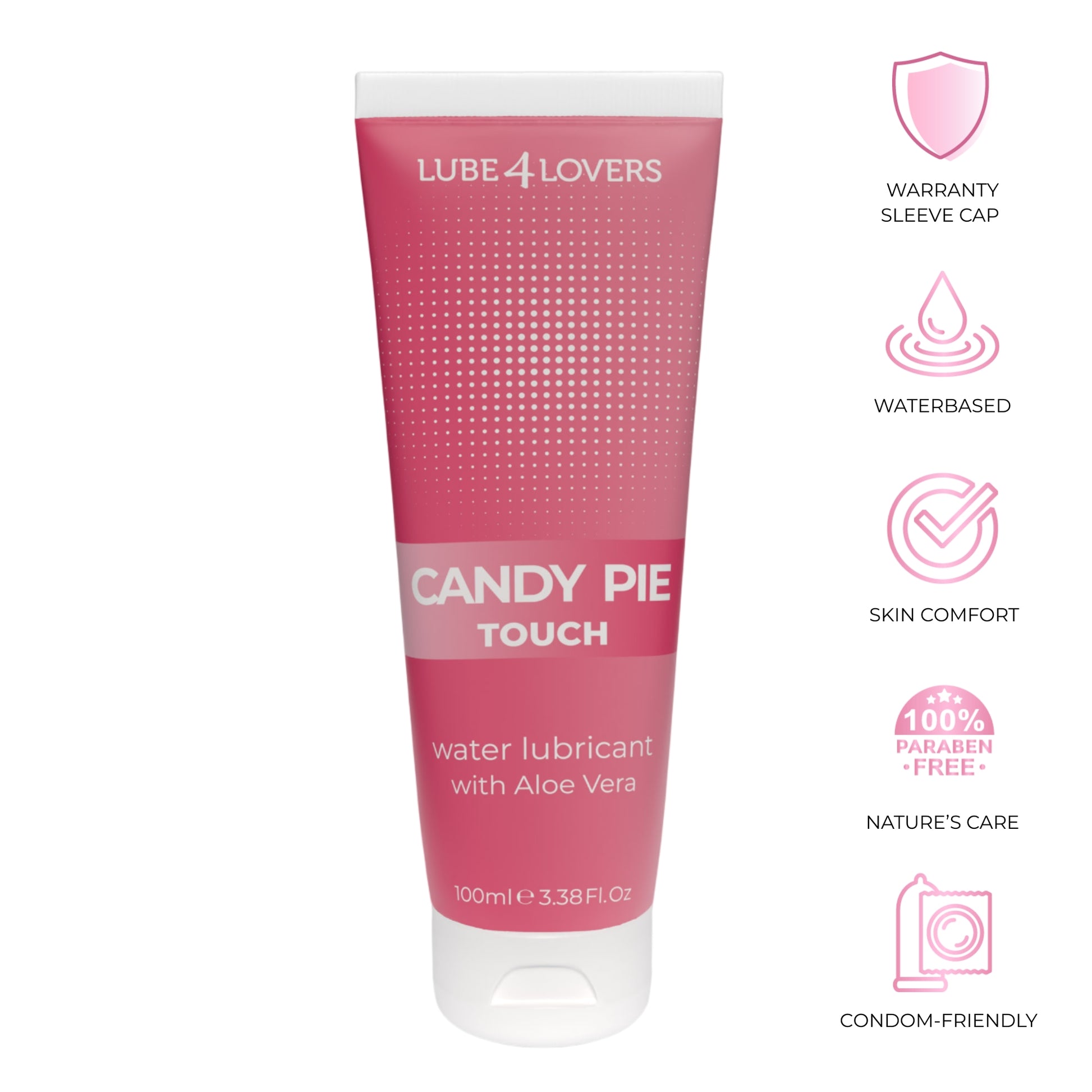 lubrificante vaginale water touch candy pie 100ml lube4lovers