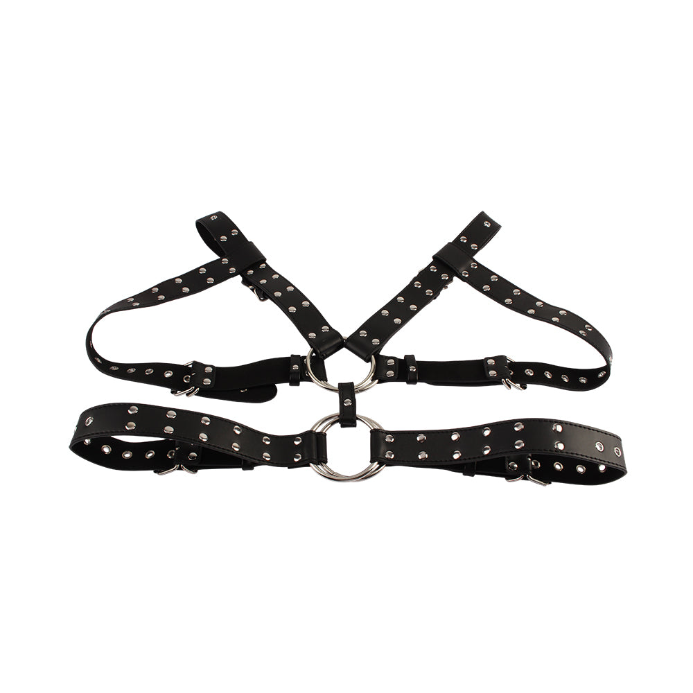 pettorina bondage take me harder nero chisa