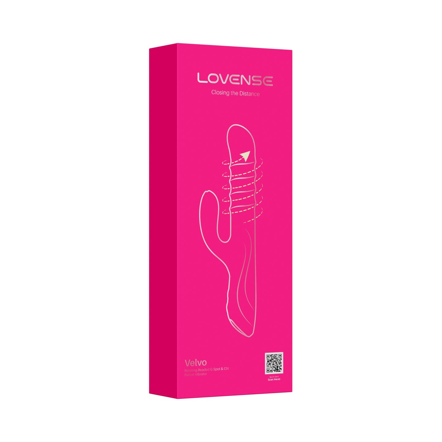 vibratore rabbit velvo fucsia lovense