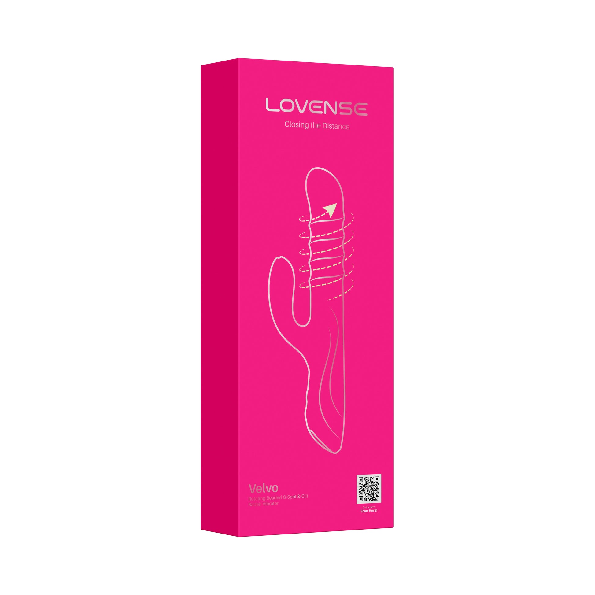 vibratore rabbit velvo fucsia lovense