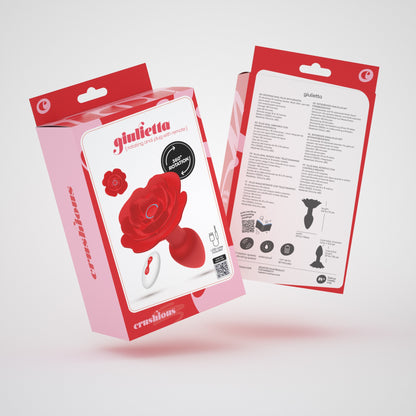 vibratore anale giulietta rosso crushious
