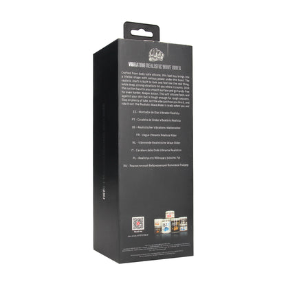vibratore anale realistic wave rider nero