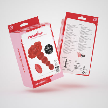 vibratore anale rosaline rosso crushious