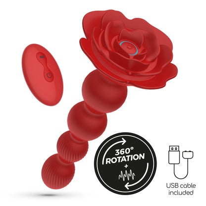 vibratore anale rosaline rosso crushious