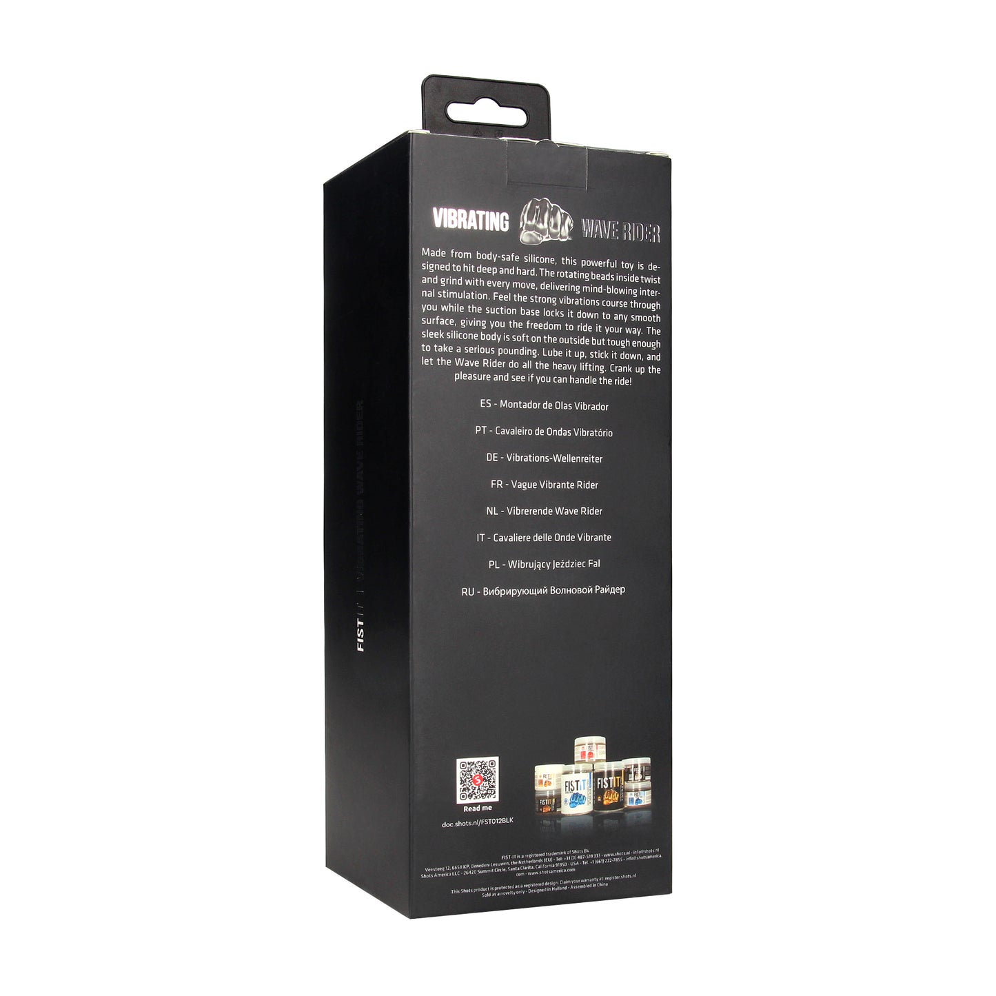 vibratore anale wave rider nero