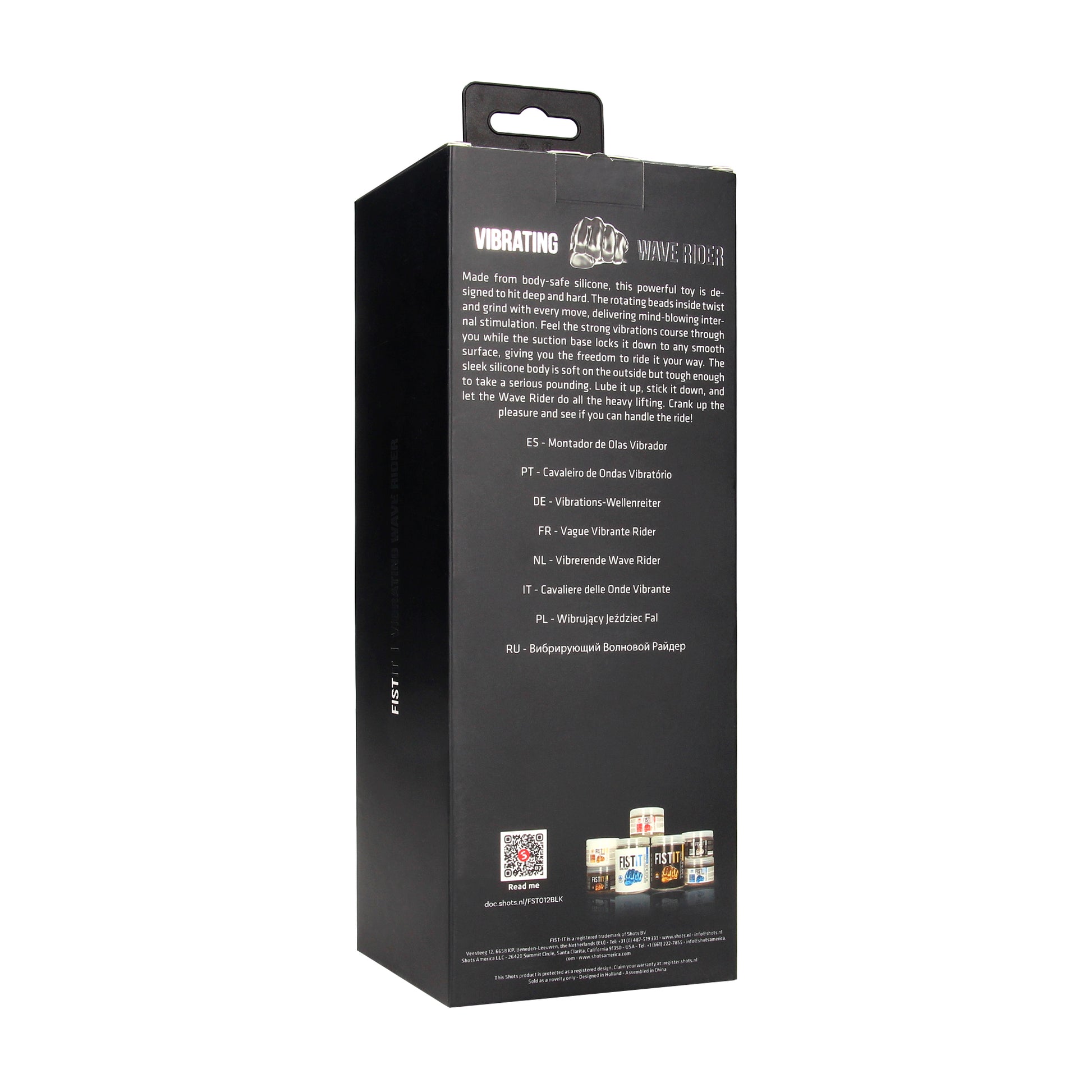 vibratore anale wave rider nero