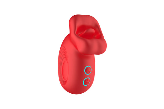 vibratore clitoride cutie biting mouth rosso