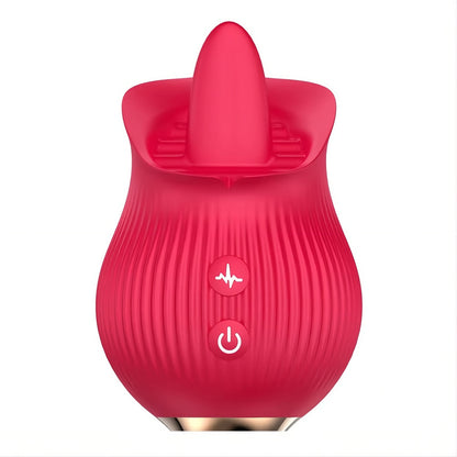 vibratore clitoride petal bliss rosso