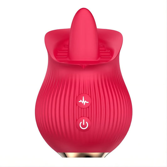 vibratore clitoride petal bliss rosso